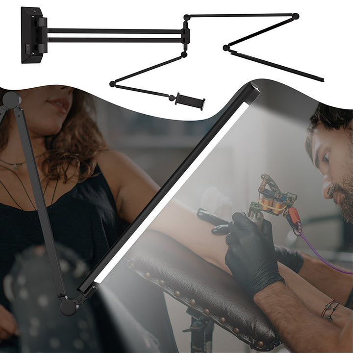 Taidu Tattoo Adjustable Wall-mounted Work Light - Tattoo Furniture - Mithra Tattoo Supplies Canada