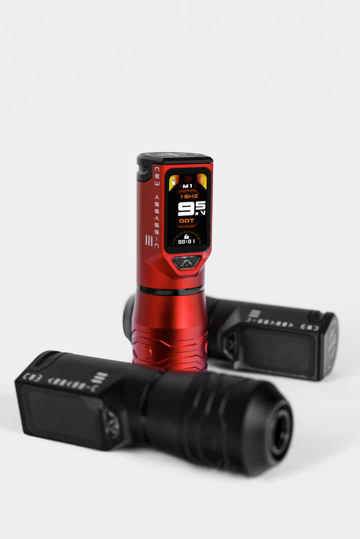 New Assassin Yue Pen III – Wireless Tattoo Pen Machine - Tattoo Machine - Mithra Tattoo Supplies Canada
