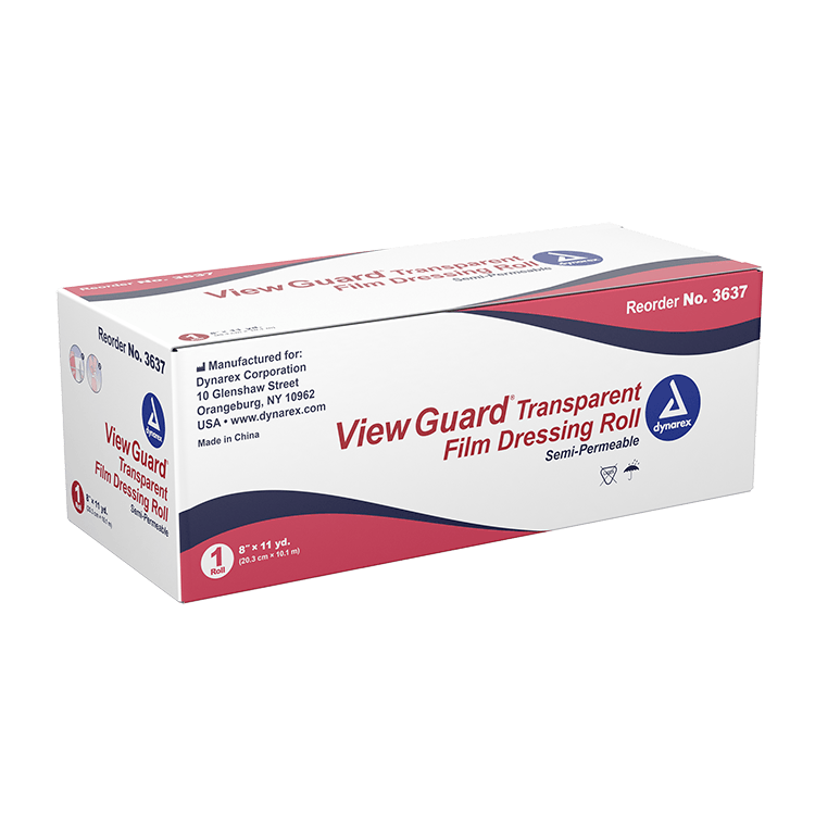 Dynarex - View Guard Transparent Film Dressing Roll Derm - Station Prep. & Barriers - Mithra Tattoo Supplies Canada