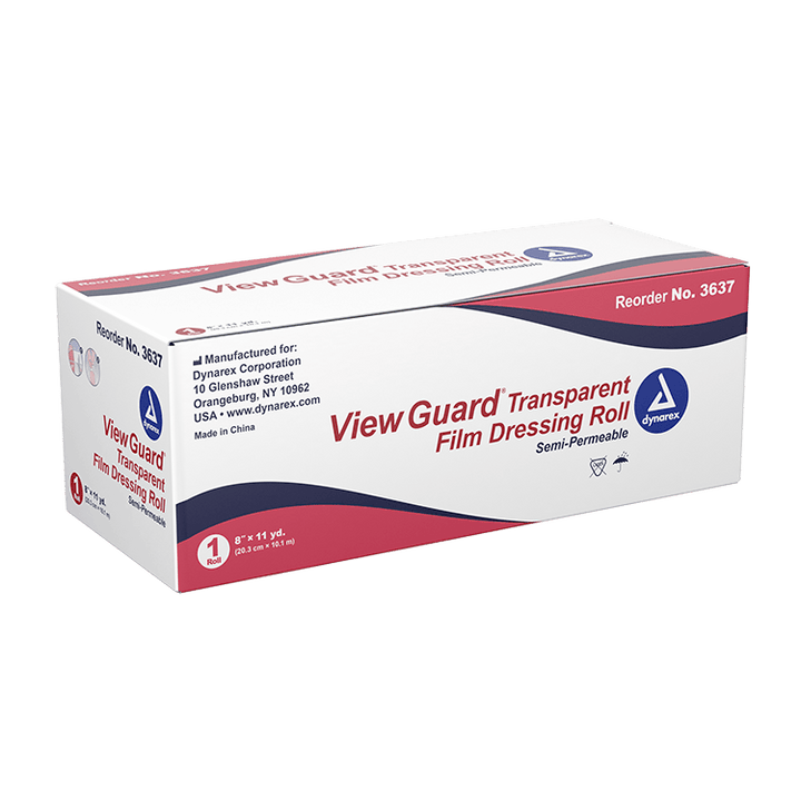 Dynarex - View Guard Transparent Film Dressing Roll Derm - Station Prep. & Barriers - Mithra Tattoo Supplies Canada