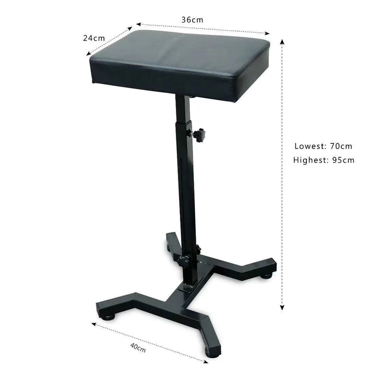 Adjustable Tattoo Armrest - Black - Tattoo Furniture - Mithra Tattoo Supplies Canada