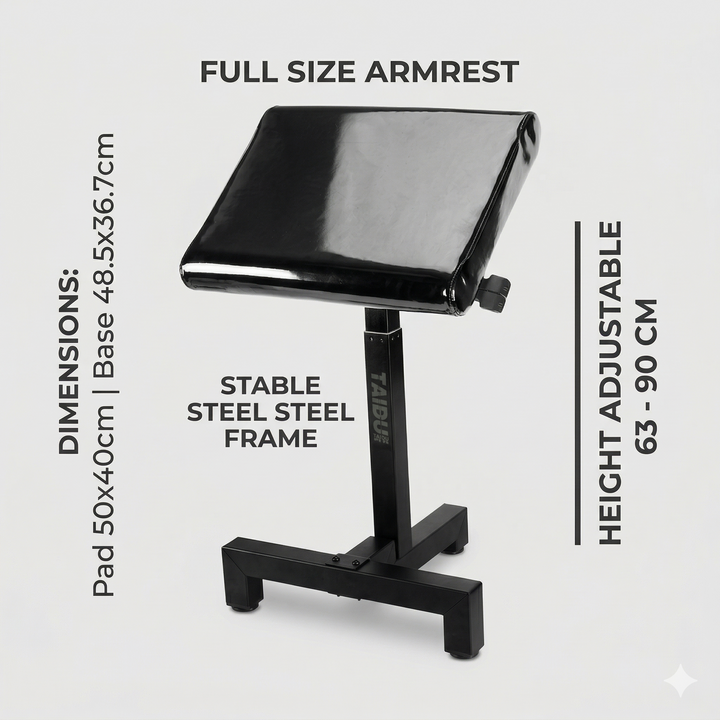 Taidu Pneumatic Armrest - Tattoo Furniture - Mithra Tattoo Supplies Canada