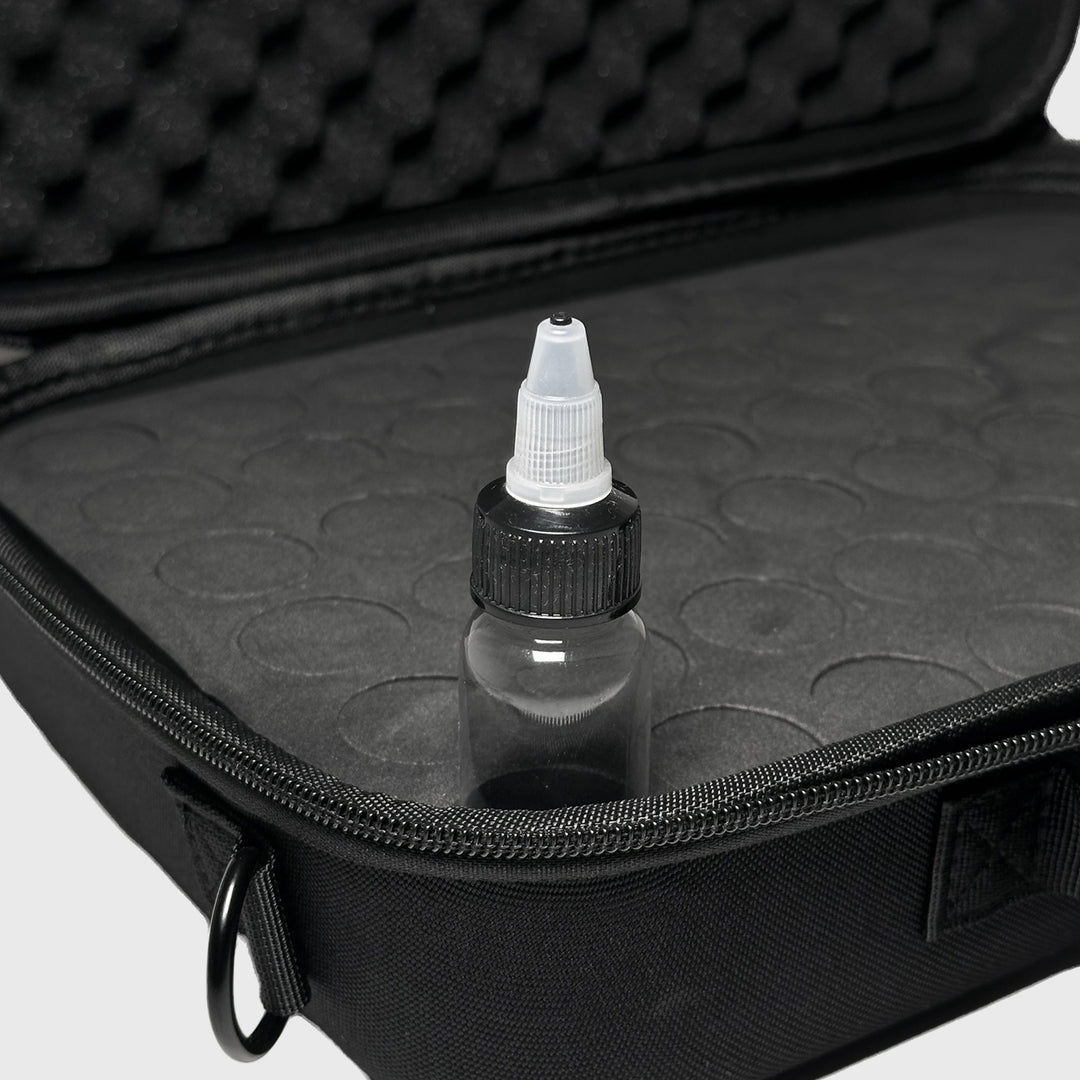 Ink Slinger Bag – Tattoo Ink Carrying Case - Tattoo Furniture - Mithra Tattoo Supplies Canada