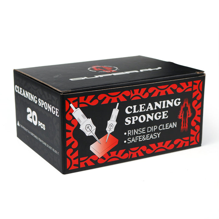 Superay Tattoo Cleaning Sponges - Disposable - Station Prep. & Barriers - Mithra Tattoo Supplies Canada