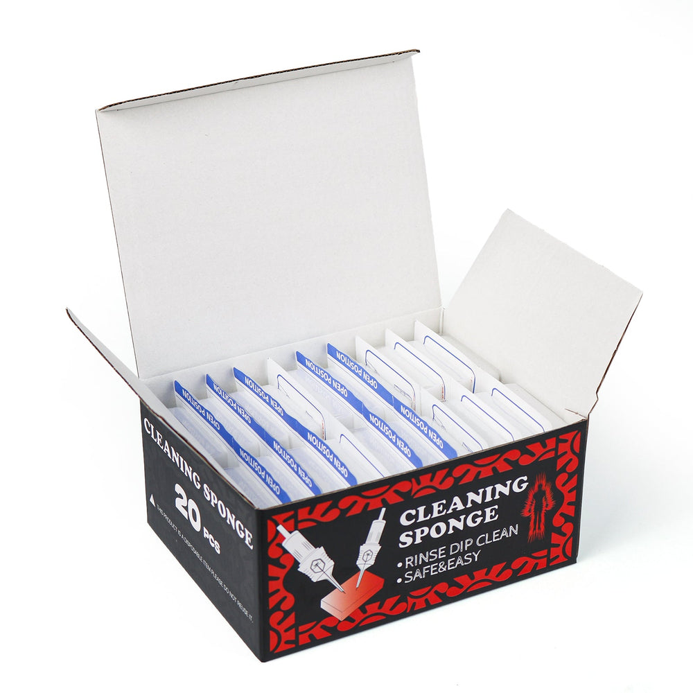 Superay Tattoo Cleaning Sponges - Disposable - Station Prep. & Barriers - Mithra Tattoo Supplies Canada