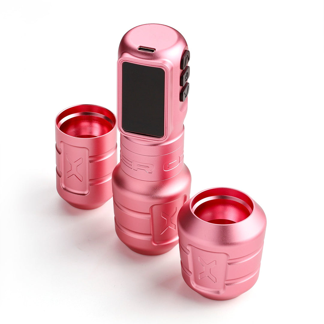 Ozer Channel X Tattoo Machine - Pink - Tattoo Machine - Mithra Tattoo Supplies Canada