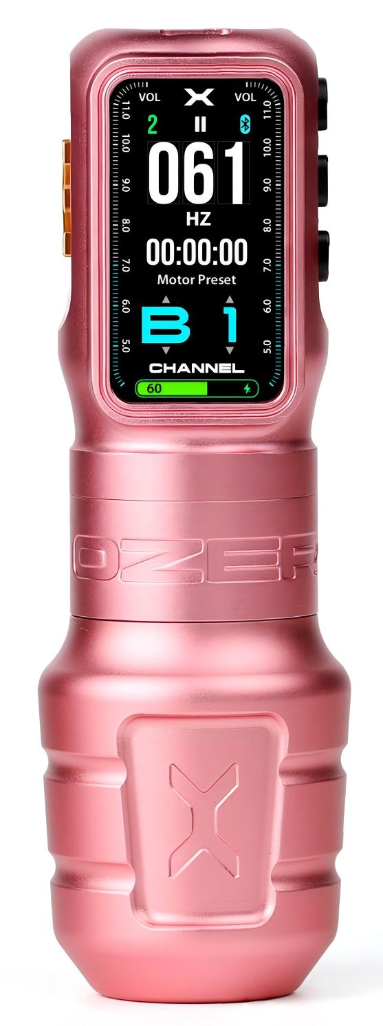 Ozer Channel X Tattoo Machine - Pink - Tattoo Machine - Mithra Tattoo Supplies Canada