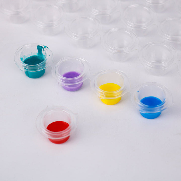 50 Connected Ink Cups - Disposable - Station Prep. & Barriers - Mithra Tattoo Supplies Canada