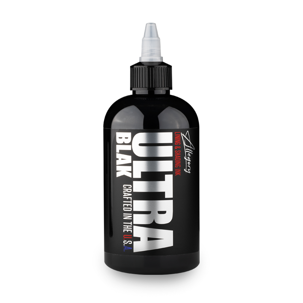Allegory Premium Tattoo Inks - Ultra Blak - Tattoo Ink - Mithra Tattoo Supplies Canada
