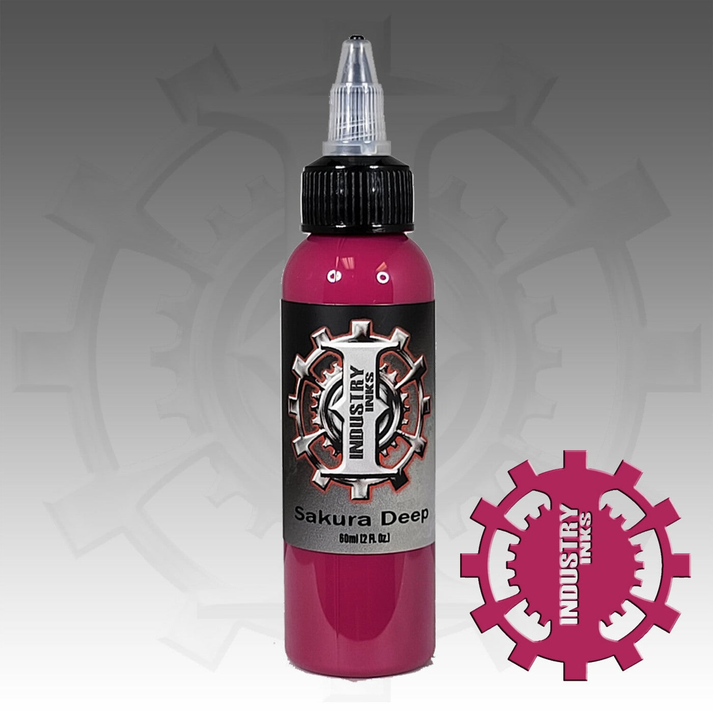 Industry Ink Sakura Deep - Tattoo Ink - Mithra Tattoo Supplies Canada