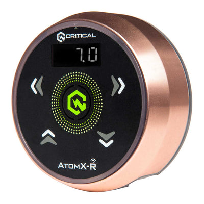 Critical Tattoo - AtomX-R Rose Gold with Black Power Supply - Power Supplies & Accessory - Mithra Tattoo Supplies Canada