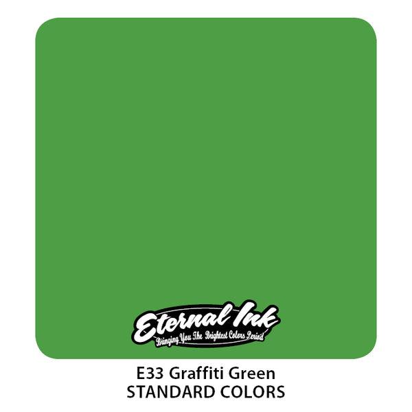 Eternal Ink Graffiti Green - Tattoo Ink - Mithra Tattoo Supplies Canada