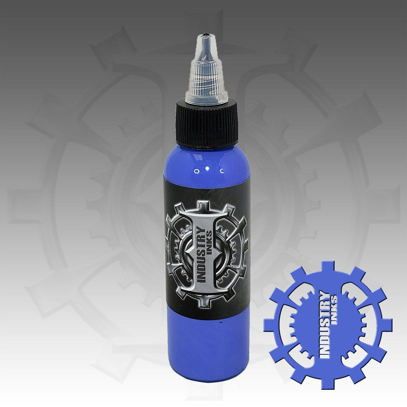 Industry Ink Blue Iris - Tattoo Ink - Mithra Tattoo Supplies Canada