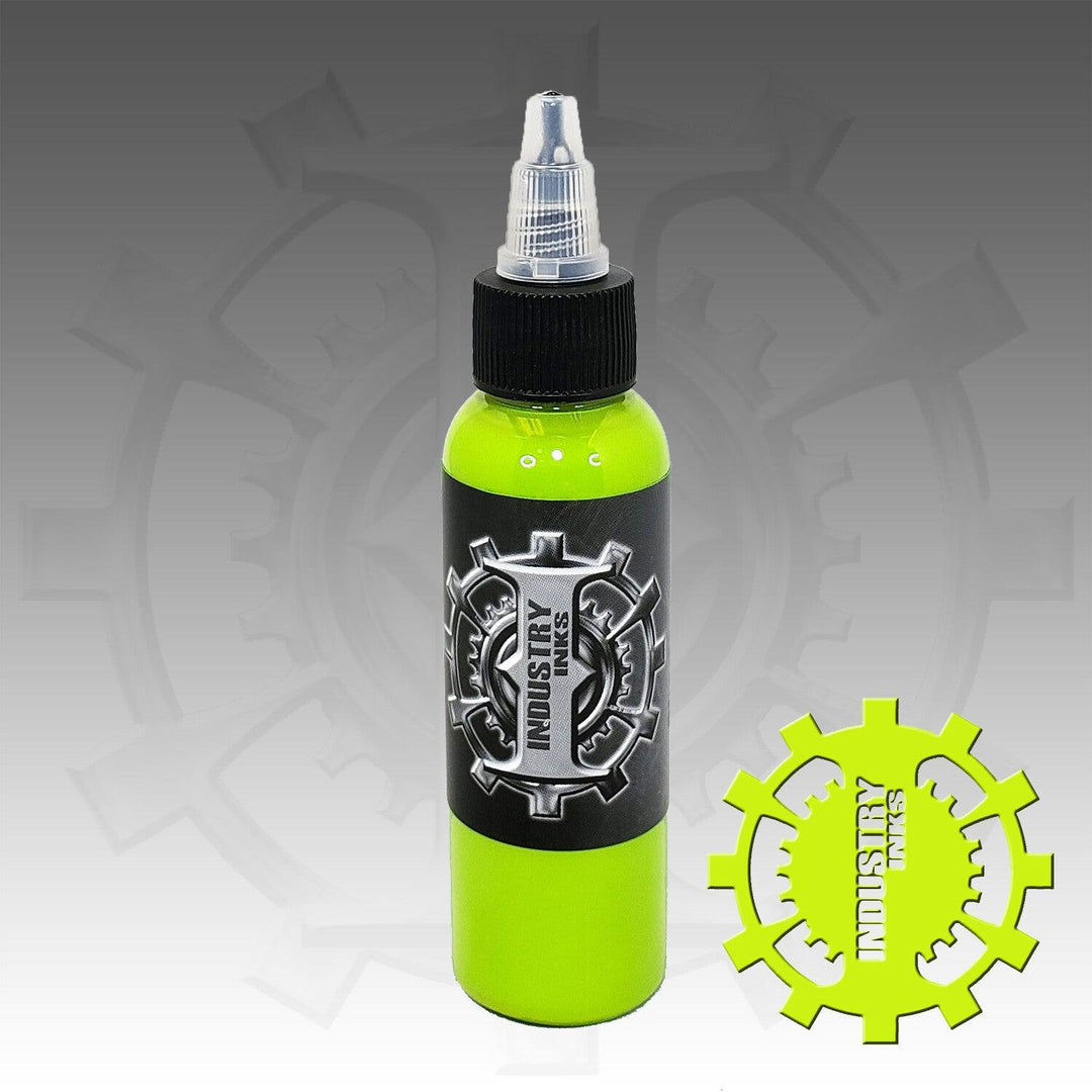 Industry Ink Chartreuse - Tattoo Ink - Mithra Tattoo Supplies Canada