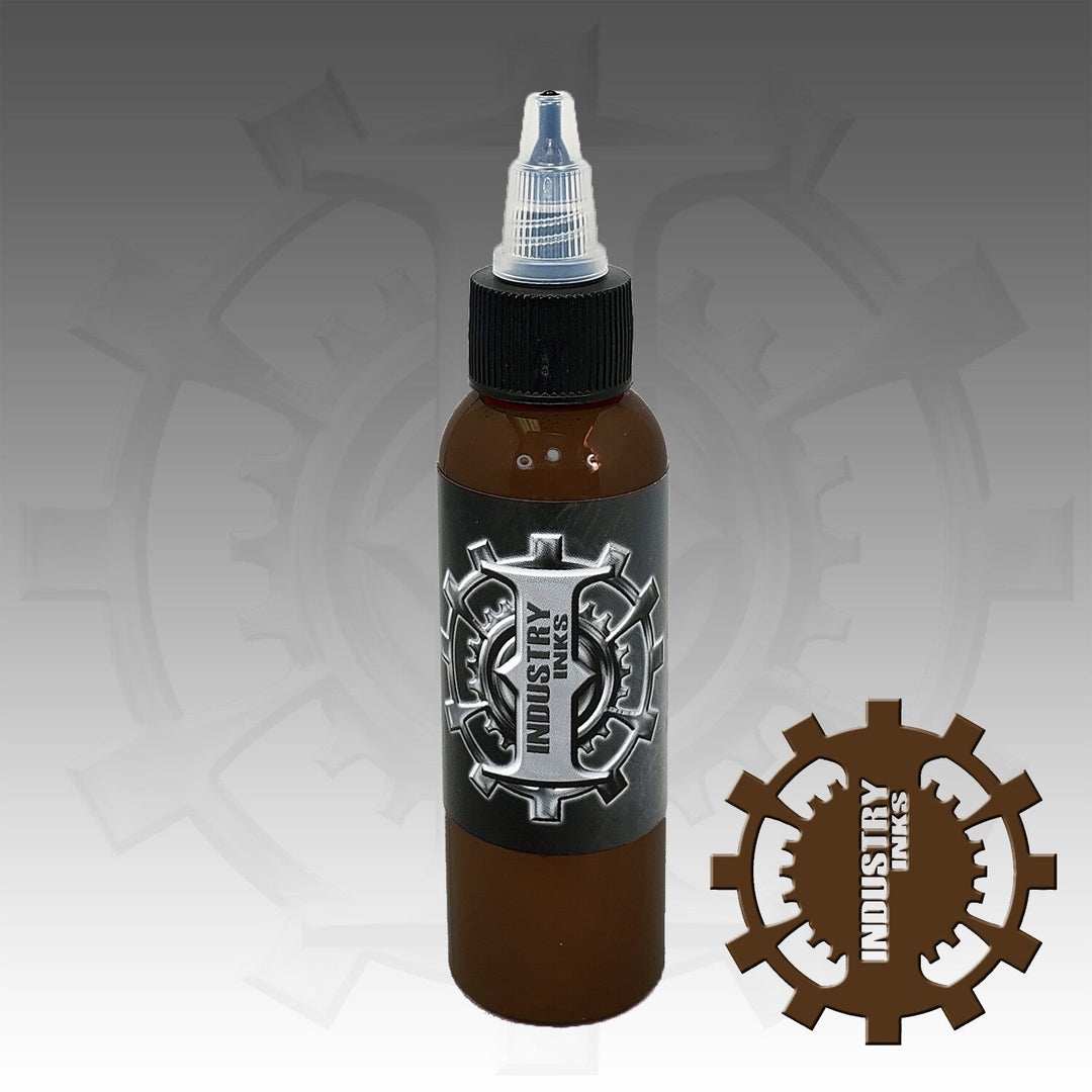 Industry Ink Dark Brown - Tattoo Ink - Mithra Tattoo Supplies Canada