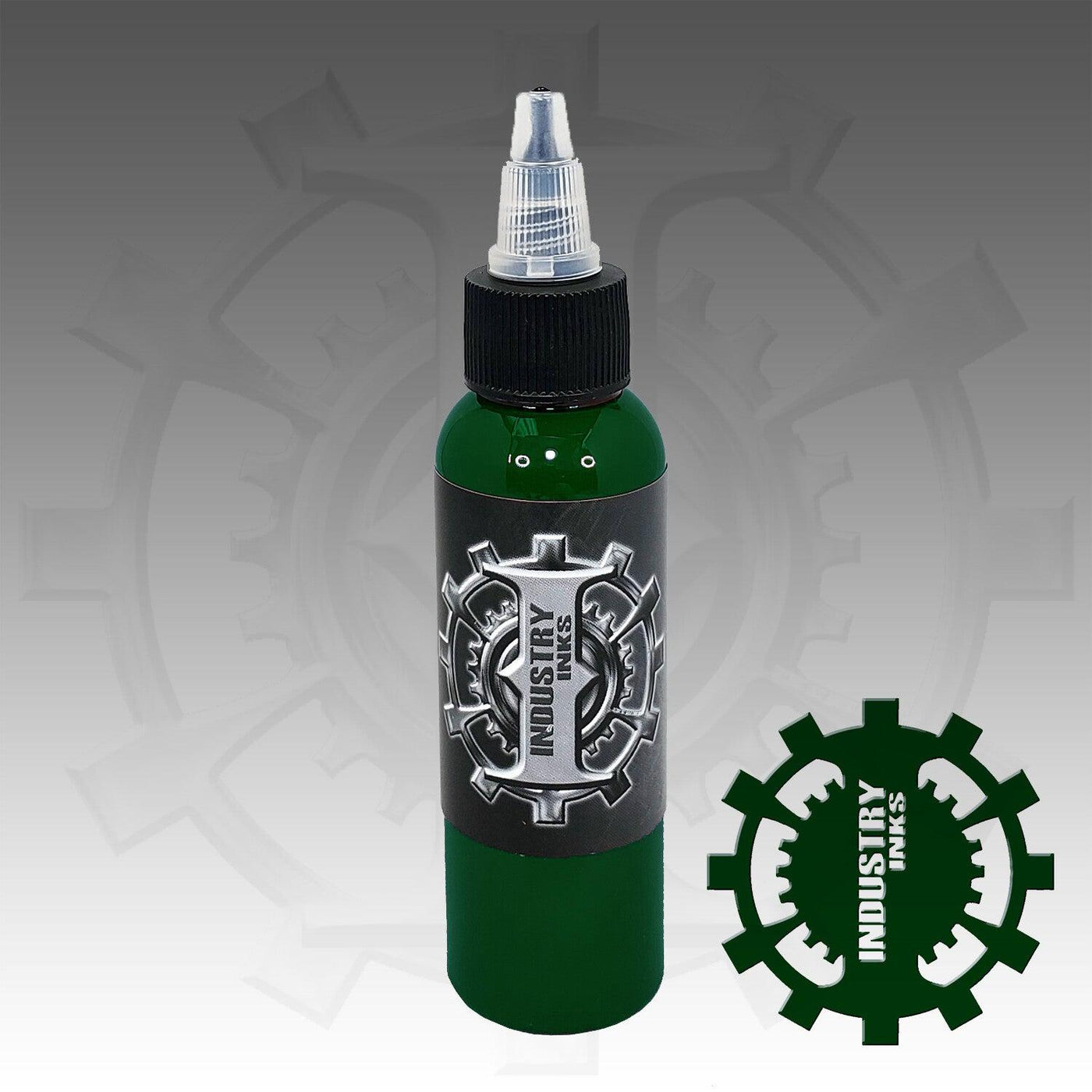 Industry Ink Jungle Green - Tattoo Ink - Mithra Tattoo Supplies Canada