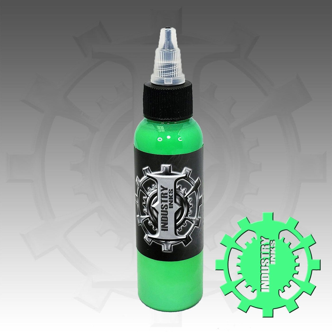 Industry Ink Light Green - Tattoo Ink - Mithra Tattoo Supplies Canada