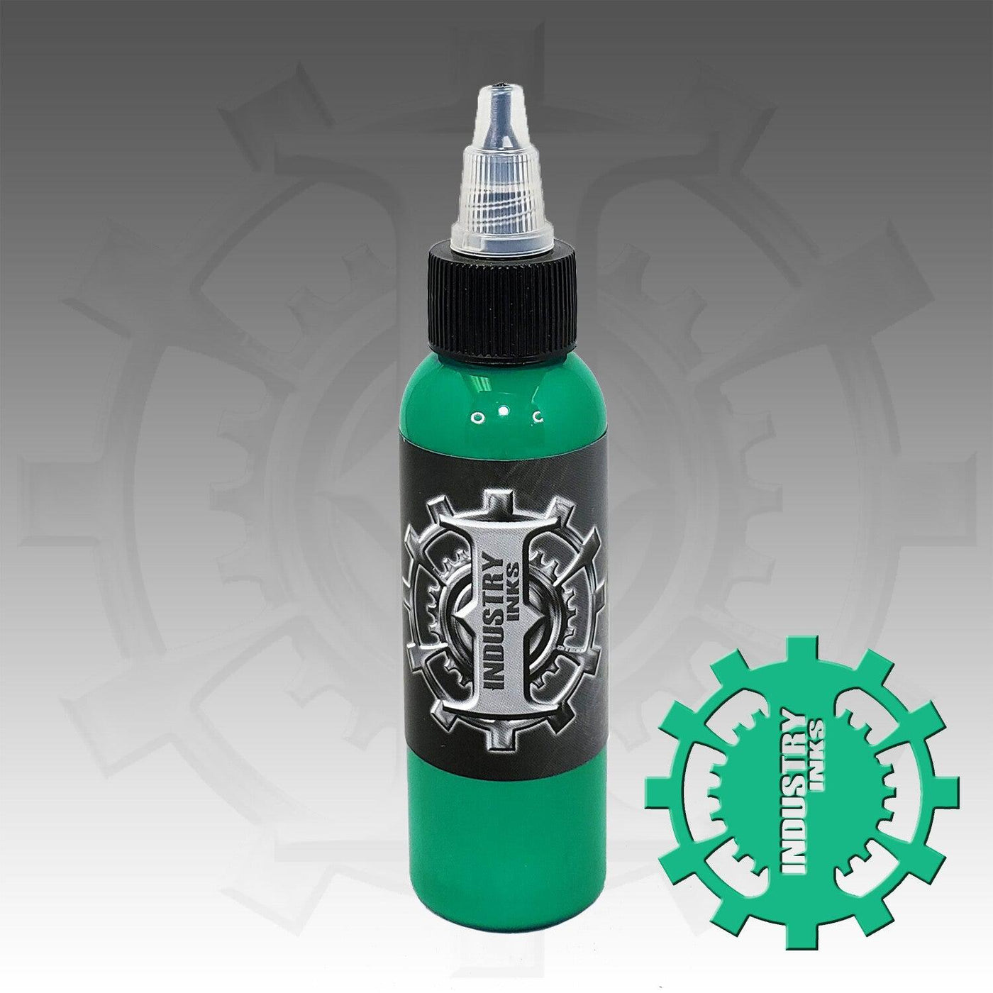 Industry Ink Parrot Green - Tattoo Ink - Mithra Tattoo Supplies Canada