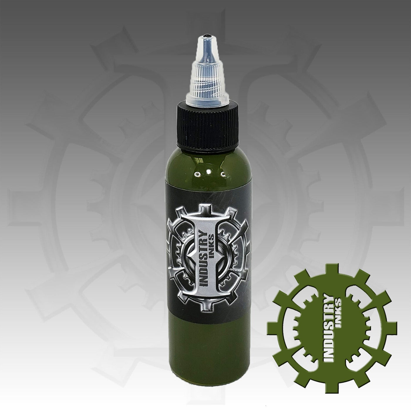 Industry Ink Prussian Green - Tattoo Ink - Mithra Tattoo Supplies Canada