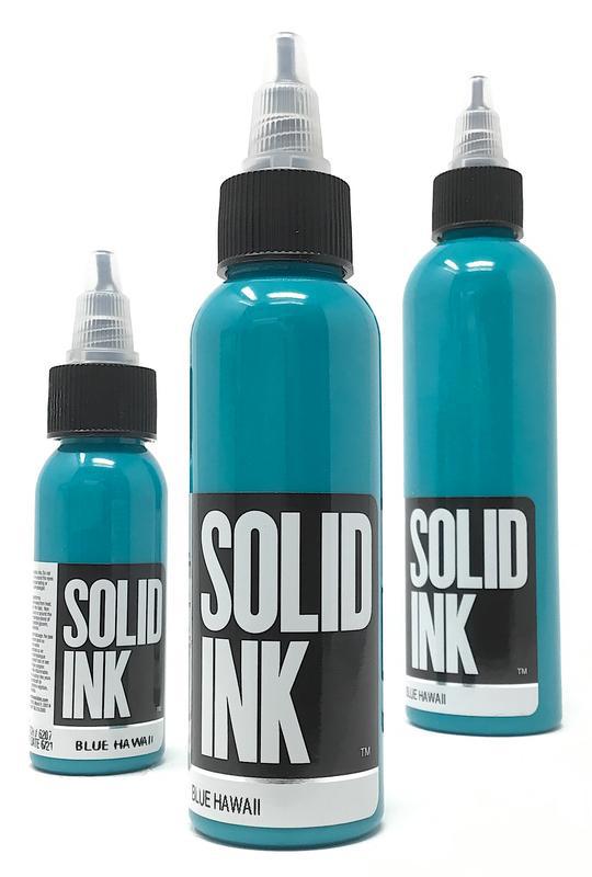 Solid Ink Blue Hawaii - Tattoo Ink - Mithra Tattoo Supplies Canada