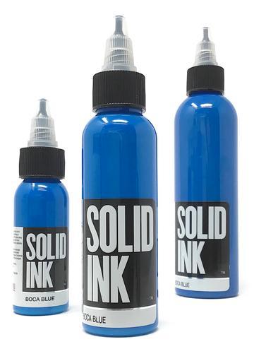 Solid Ink Boca Blue - Tattoo Ink - Mithra Tattoo Supplies Canada