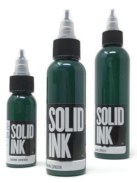 Solid Ink Dark Green - Tattoo Ink - Mithra Tattoo Supplies Canada