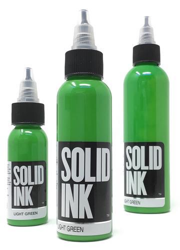 Solid Ink Light Green - Tattoo Ink - Mithra Tattoo Supplies Canada