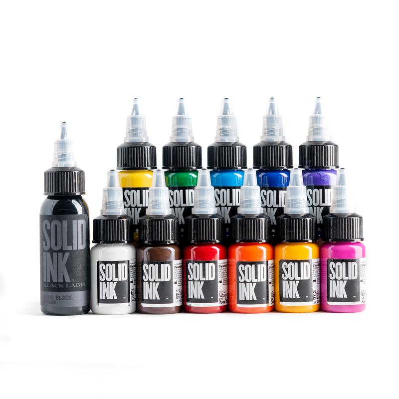 Solid Ink Mini Travel Set - Tattoo Ink - Mithra Tattoo Supplies Canada