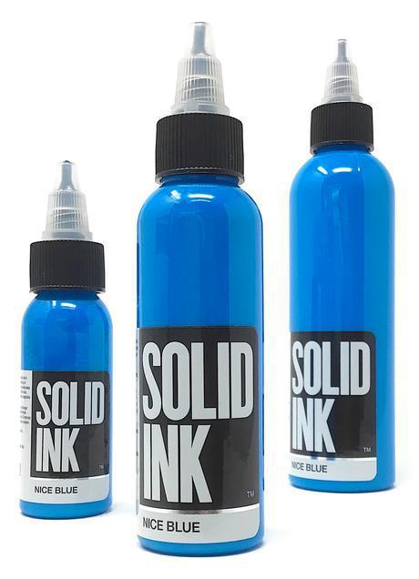 Solid Ink Nice Blue - Tattoo Ink - Mithra Tattoo Supplies Canada