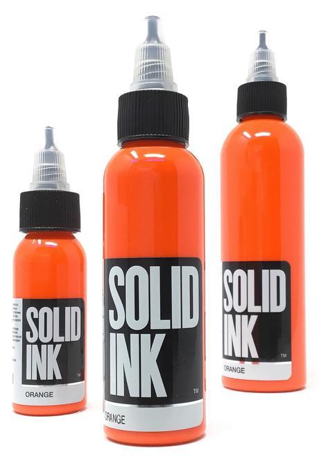 Solid Ink Orange - Tattoo Ink - Mithra Tattoo Supplies Canada