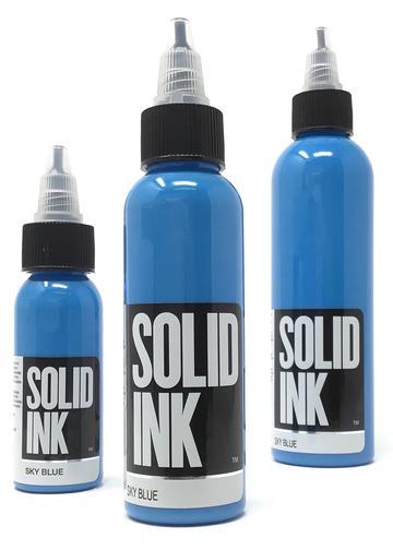 Solid Ink Sky Blue - Tattoo Ink - Mithra Tattoo Supplies Canada