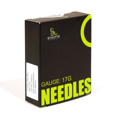 Stiletto Piercing Needles - 17G - Piercing Needles - Mithra Tattoo Supplies Canada