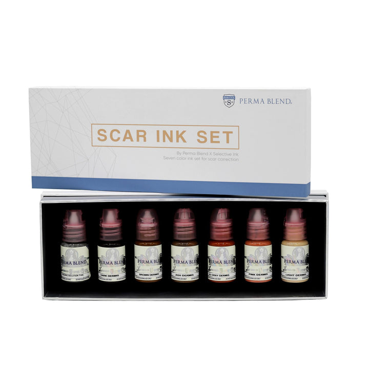 Perma Blend Scar Set - PMU Pigments - Mithra Tattoo Supplies Canada