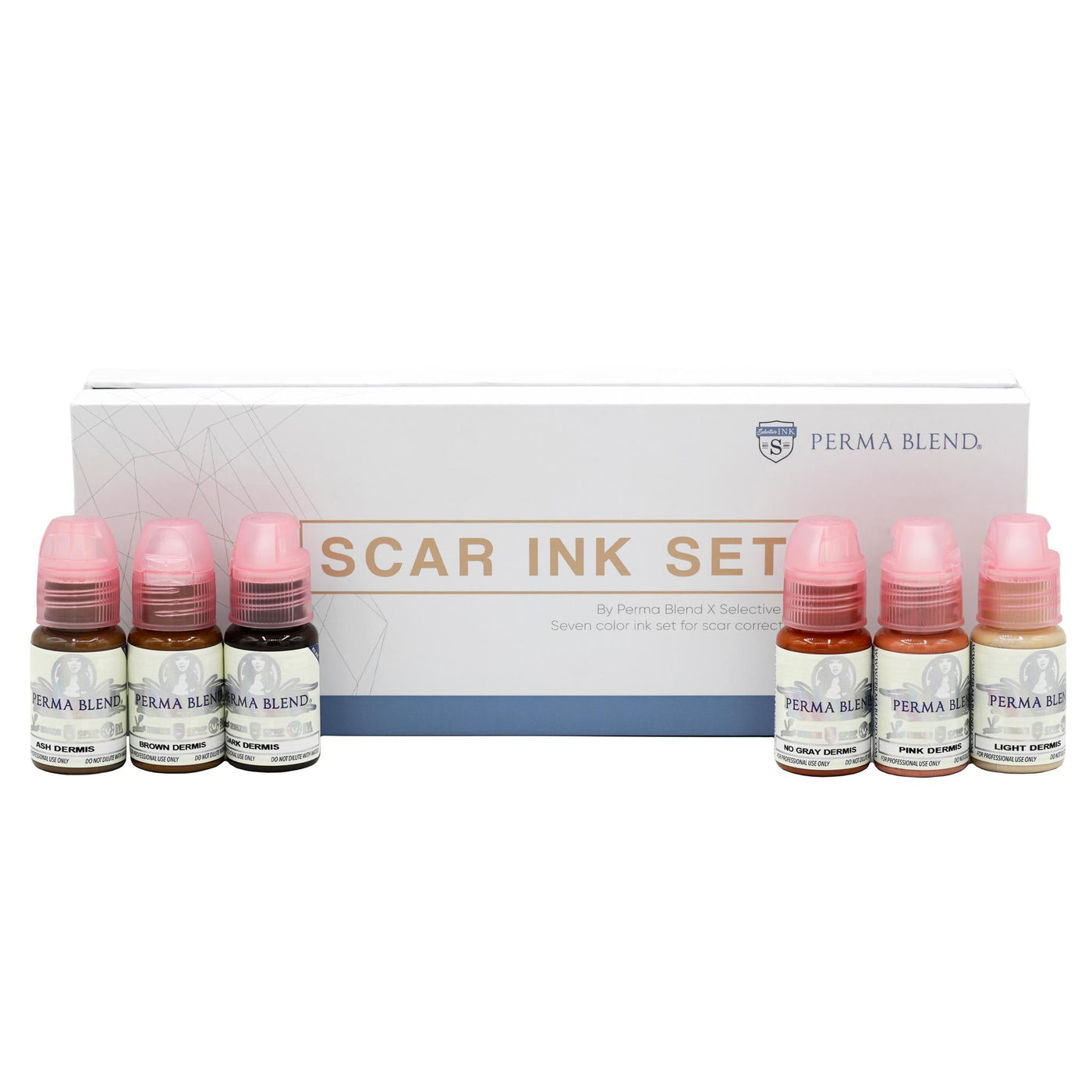 Perma Blend Scar Set - PMU Pigments - Mithra Tattoo Supplies Canada